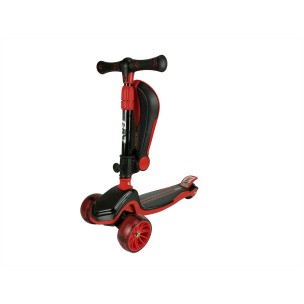 G&C SCOOTER FUN HD 008 2 σε 1 Μαύρο/Κόκκινο ME LED ΦΩΤΑΚΙΑ