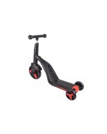 G&C SCOOTER FUN HD 868 3 σε 1 Πολυμορφικό Μαύρο/Κόκκινο