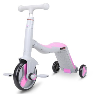 G&C SCOOTER FUN HD 868 3 σε 1 Πολυμορφικό Γκρι/Ροζ