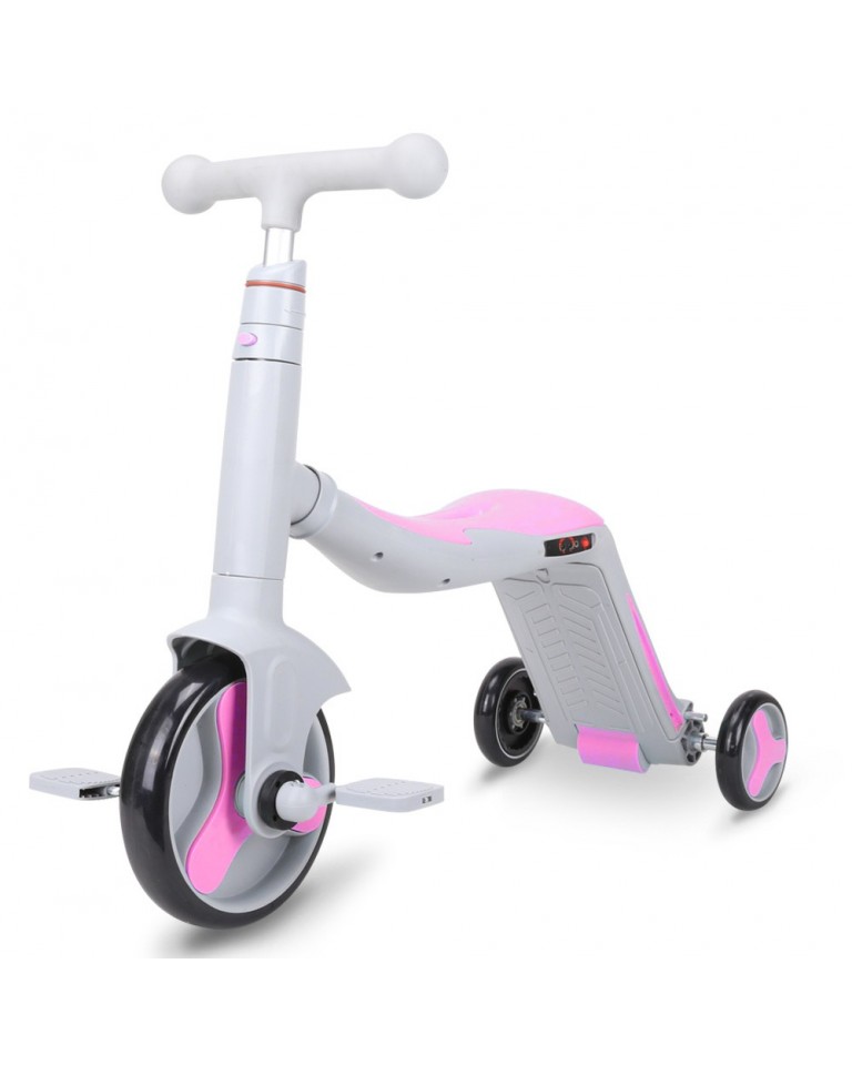 Gκ'C Scooter Fun HD 868 3 σε 1 Πολυμορφικό Γκρι/Ροζ