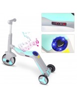 G&C SCOOTER FUN HD 868 3 σε 1 Πολυμορφικό Γκρι/Γαλάζιο