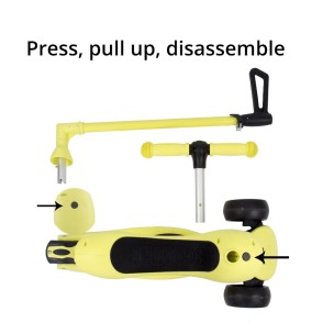 G&C Scooter 3σε1 FUN S979H Κίτρινο