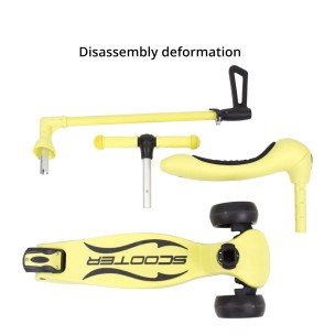 G&C Scooter 3σε1 FUN S979H Κίτρινο