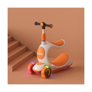G&C Scooter 2 σε 1 Fun S790 Πορτοκαλί