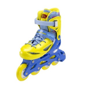 Αυξ. Πατίνια Roller NH 1105 Σέτ 3 ΣΕ 1 Inline Skates Extreme Κίτρινο/Μπλέ (35-38)