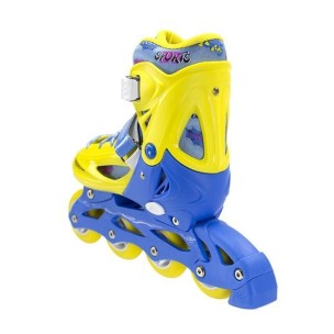 Αυξ. Πατίνια Roller NH 1105 Σέτ 3 ΣΕ 1 Inline Skates Extreme Κίτρινο/Μπλέ (35-38)