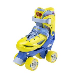 Αυξ. Πατίνια Roller NH 1105 Σέτ 3 ΣΕ 1 Inline Skates Extreme Κίτρινο/Μπλέ (35-38)