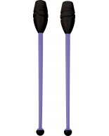 Κορίνες Ρυθμικής Γυμναστικής Amila 45cm Μαλακές,Μωβ/Μαύρο 98951