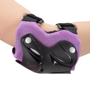 Προστατευτικά Set Nils Extreme H719 Μαύρο/Μωβ