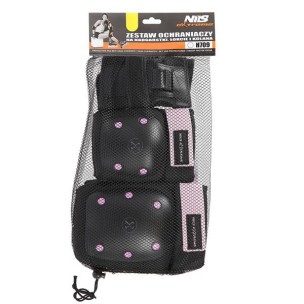 Προστατευτικά Set Nils Extreme H709 Μαύρο/Μωβ