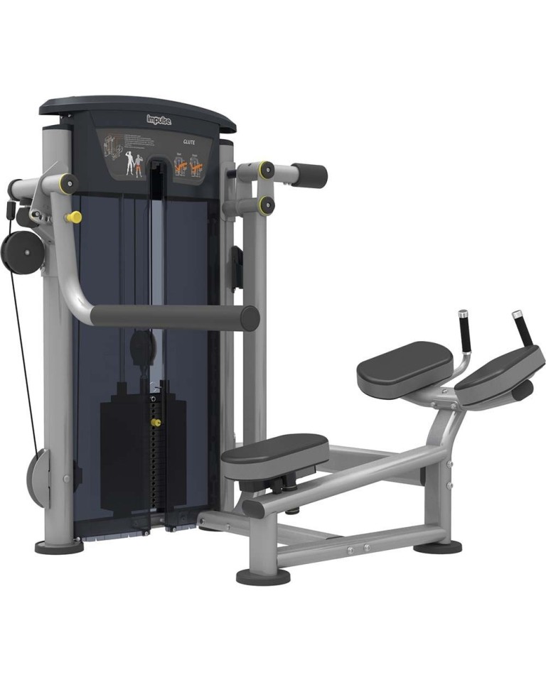 Μηχάνημα Γλουτών (Πίσω Έκταση) Impulse Glute IT9526S (Ασημί)