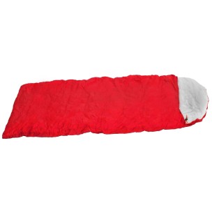 Υπνόσακος (220x75cm Κόκκινο Με Μαξιλάρι και Θήκη Συμπίεσης) Campus Slimlight 210-2946-9