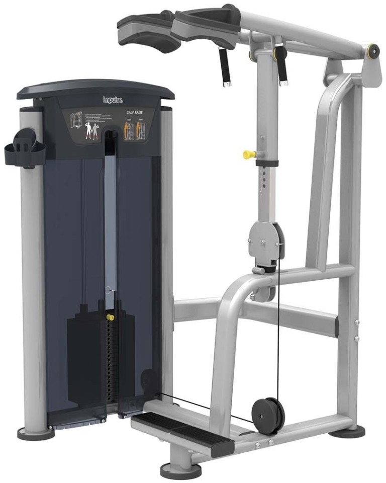 Μηχάνημα Γαστροκνημίου Όρθιο Impulse Calf Raise IT9516 (Ασημί)