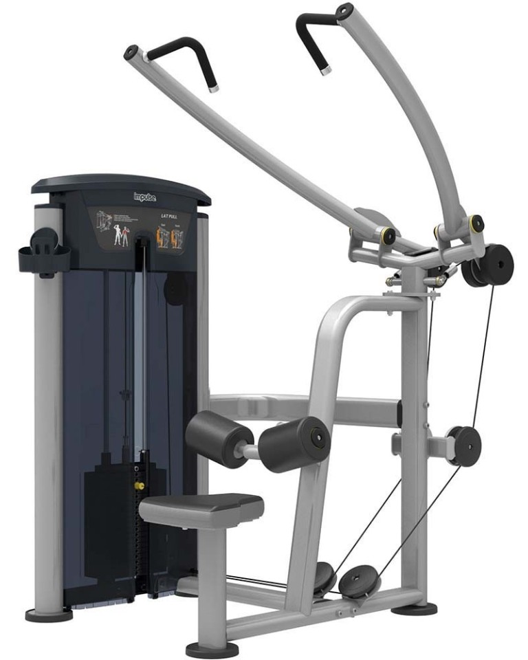 Μηχάνημα Πλάτης Impulse Lat Pull IT9502S (Ασημί)