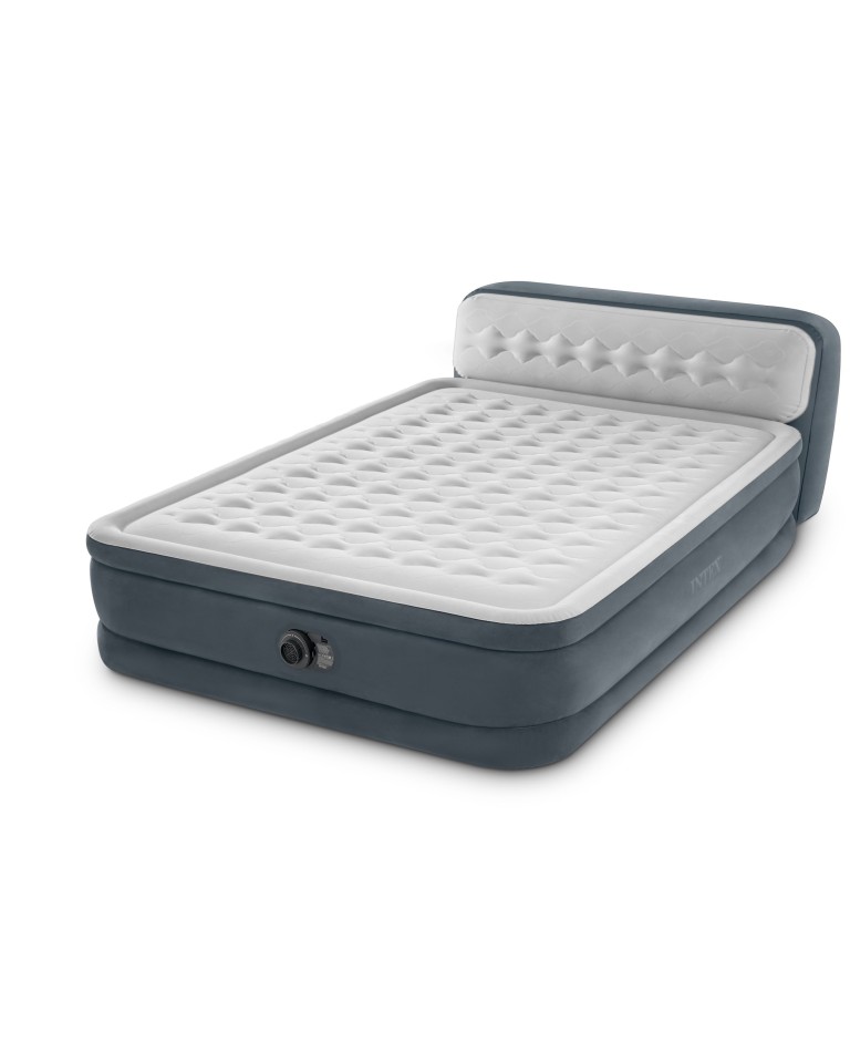 Φουσκωτό Στρώμα Ύπνου Intex Ultra Plush Headboard Queen 64448