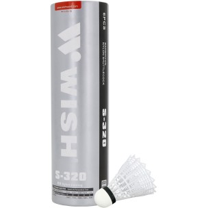 Μπαλάκια Μπάντμιντον Νάιλον (6 τμχ.) Wish 42007