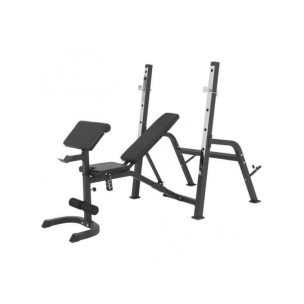 Πάγκος Ασκήσεων 3 σε 1 με Ορθοστάτες Ligasport Olympic 3 in 1 Bench With Leg Curls Multi