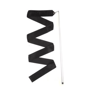 Κορδέλα ρυθμικής γυμναστικής Μαύρη ΑΘΛΟΠΑΙΔΙΑ