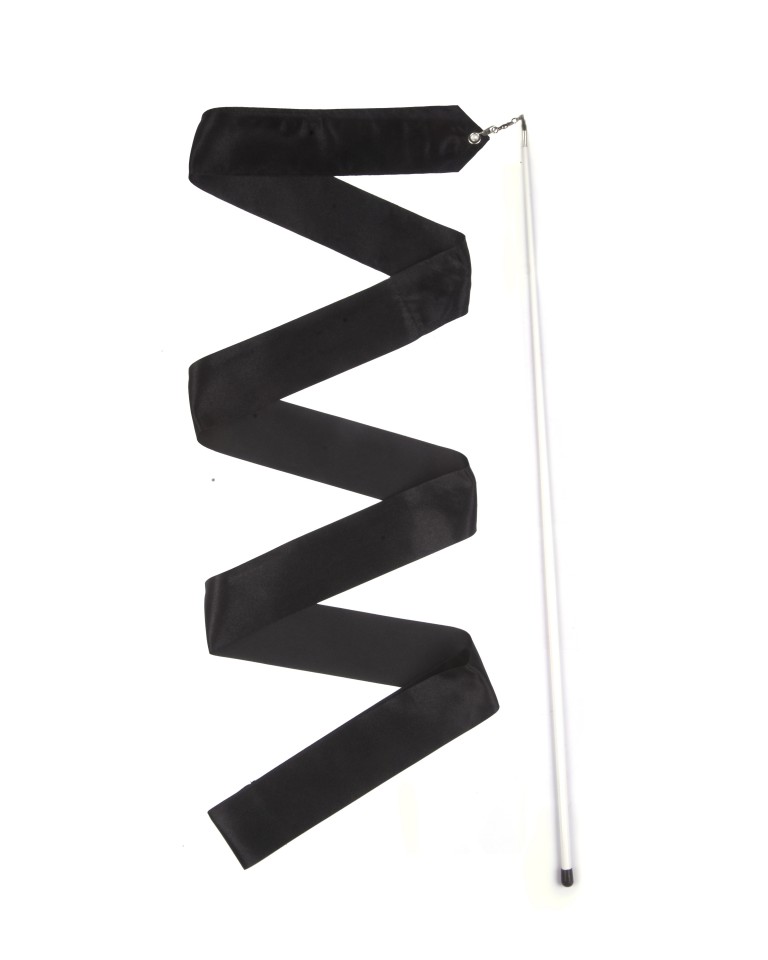 Κορδέλα ρυθμικής γυμναστικής Μαύρη Αθλοπαιδιά 009.8011/bl