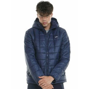 Body Action Ανδρικό Χειμωνιάτικο Μπουφάν Puffer Μπλε 073129-04B