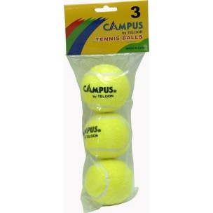 Μπαλάκια Τέννις σε Σακουλάκι Σέτ 3 Τμχ Campus