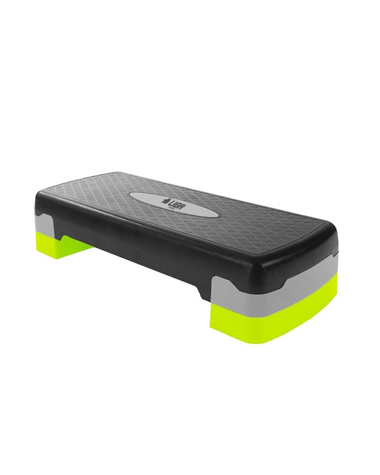 Στέπ Αεροβικής 2 Θέσεων Aerobic Stepper (Κίτρινο) Liga Sport
