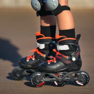 Αυξομειούμενα Inline Skates Powerslide Jet Pro Black 19.940637 (Size 31-34)