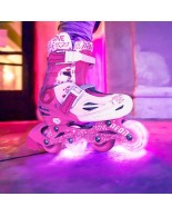 Αυξομειούμενα Inline/Roller Skates Yvolution Neon Combo 2 σε 1, Ροζ