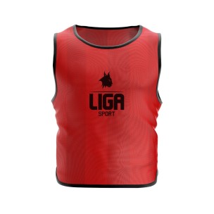 Mesh Bibs Premium (Διαχωριστικό) Κόκκινο Ligasport (Junior)