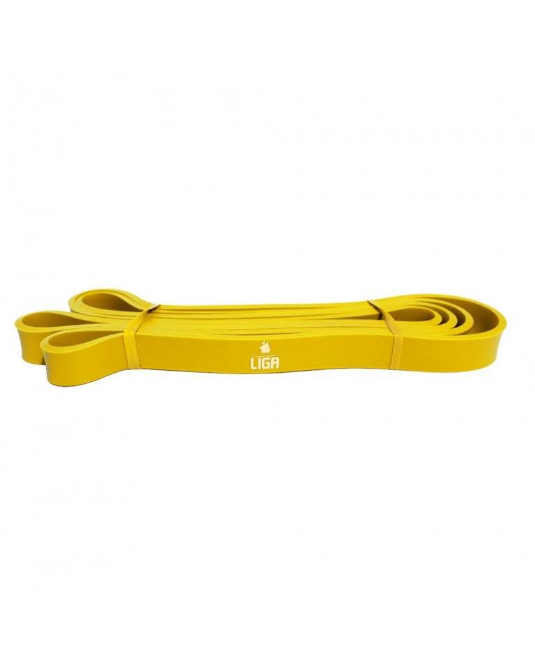 Λάστιχο αντίστασης (heavy duty latex band)(χρώμα κίτρινο) 208εκ.*4,5εκ.*2,2εκ Ligasport