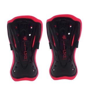 Shin Guard Economy (Επικαλαμίδες) (Μαύρο/Κόκκινο) Ligasport