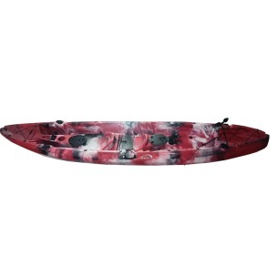 Kayak Fortis Junkle Red L370xW87xD37cm Μονοθέσιο