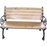 Παγκάκι Ενισχυμένο Μεταλλικό Με Ξύλο 182-2495