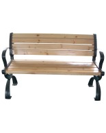 Παγκάκι Ενισχυμένο Μεταλλικό Με Ξύλο 182-2488