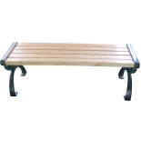 Παγκάκι Ενισχυμένο Μεταλλικό Με Ξύλο 182-2518