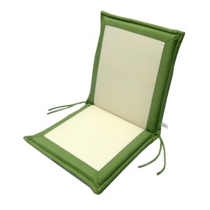 Μαξιλάρι Εκρού/Χακί Για Καρέκλα με Χαμηλή Πλάτη (Διπλής Όψης) 35-30230