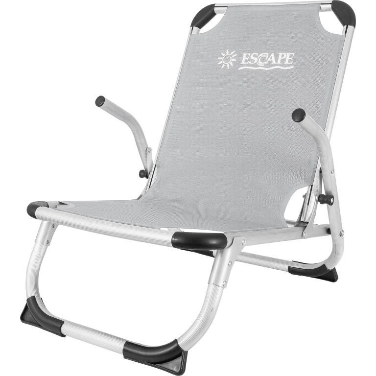 Καρεκλάκι Παραλίας Escape High Άσπρο/Γκρι 15583