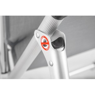 Καρεκλάκι Παραλίας Escape High Άσπρο/Γκρι 15583