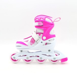 Αυξομειούμενα Inline/Roller Skates/Παγοπέδιλα, 3 σε 1, Αθλοπαιδιά για Κορίτσια 002.10320/K (Size 38-41)