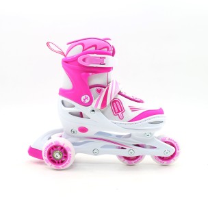 Αυξομειούμενα Inline/Roller Skates/Παγοπέδιλα, 3 σε 1, Αθλοπαιδιά για Κορίτσια 002.10320/K (Size 38-41)