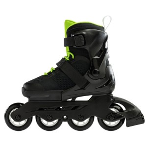 Αυξομειούμενα Inline Skates Rollerblade Microblade Black/Green 43.072219/BL/GR (Size 33-36)