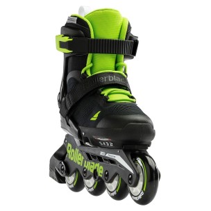 Αυξομειούμενα Inline Skates Rollerblade Microblade Black/Green 43.072219/BL/GR (Size 33-36)