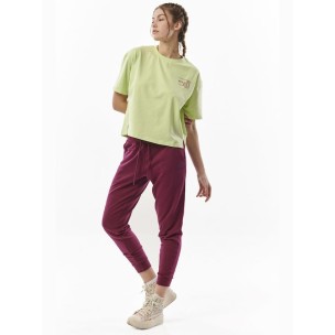 Γυναικείο Παντελόνι Φόρμας Body Action Women Essential Sweatpants 021328 01 Purple