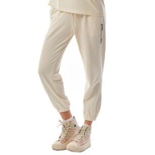 Γυναικείο Παντελόνι Φόρμας Body Action Women Sustainable High Way Pants 021329-05A Offwhite