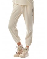 Γυναικείο Παντελόνι Φόρμας Body Action Women Sustainable High Way Pants 021329-05A Offwhite