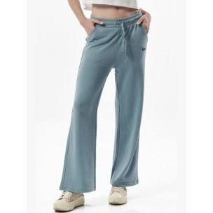 Γυναικείο Παντελόνι Φόρμας Body Action Women Wide Leg Track Pants 021330 01 Grey