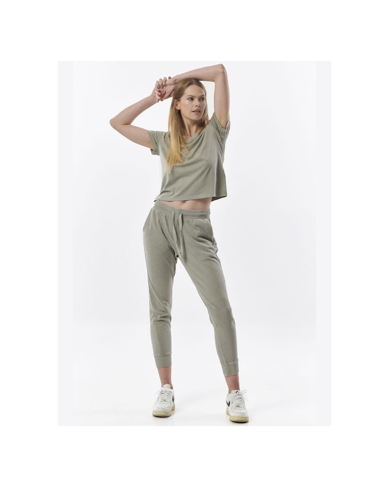 Γυναικείο Παντελόνι Φόρμας Body Action Women Slim Fit SweatPants 021331 01 Iron