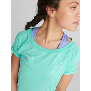 Γυναικείο T-shirt Puma Train Favorite Jersey Cat Tee 522420-76