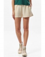Γυναικείο Σορτσάκι Body Action Women's Waffle Shorts 031323 01 Ecru