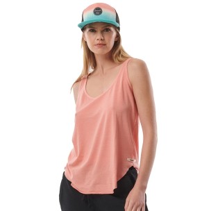 Γυναικεία Αμάνικη Μπλούζα Body Action Women's Natural Dye Tank Top 041315-10A  L.Orange